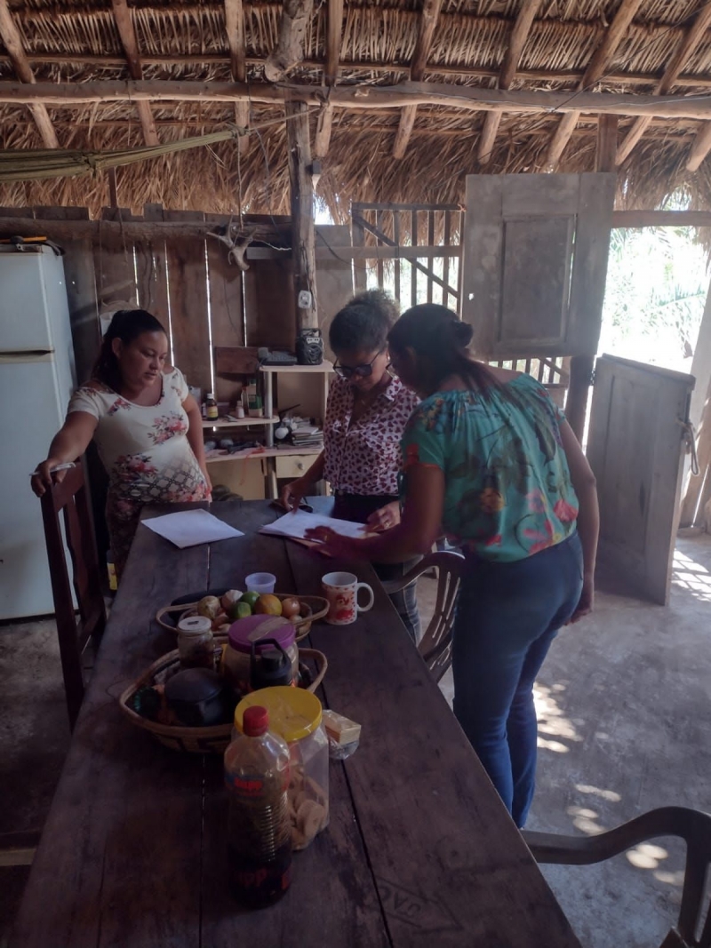 Secretaria de Assistência Social de Luciara presta apoio a comunidade Indígena Aldeia Pukanu