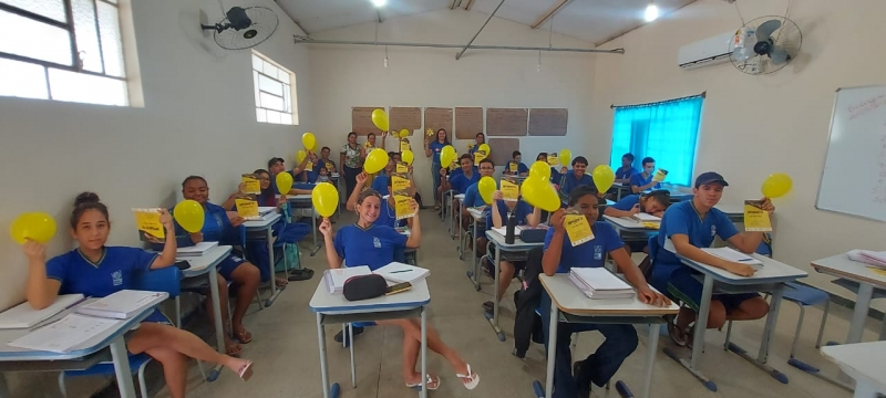 Secretaria de Saúde e Secretaria de Assistência Social de Luciara realiza ação de prevenção ao suicídio nas escolas