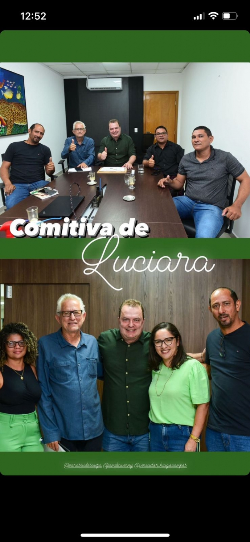 Prefeito de Luciara lidera comitiva em busca de recursos em Cuiabá